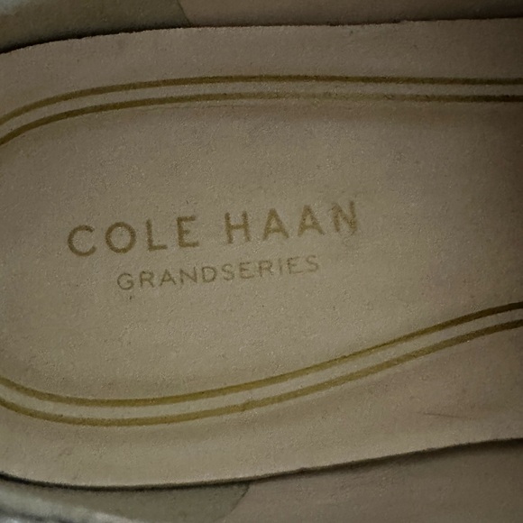 Cole Haan Women's Snake Skin Textured Black Lace-Up Flats - Picture 3 of 6